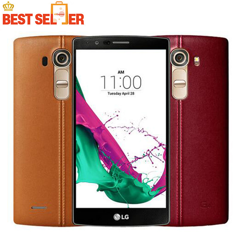 Unlocked LG G4 4G LTE Mobile Phones H818 H810 H811 H815 EU Hexa Core 32GB ROM 3GB RAM 5.5 inch Original 16.0MP Camera Smartphone