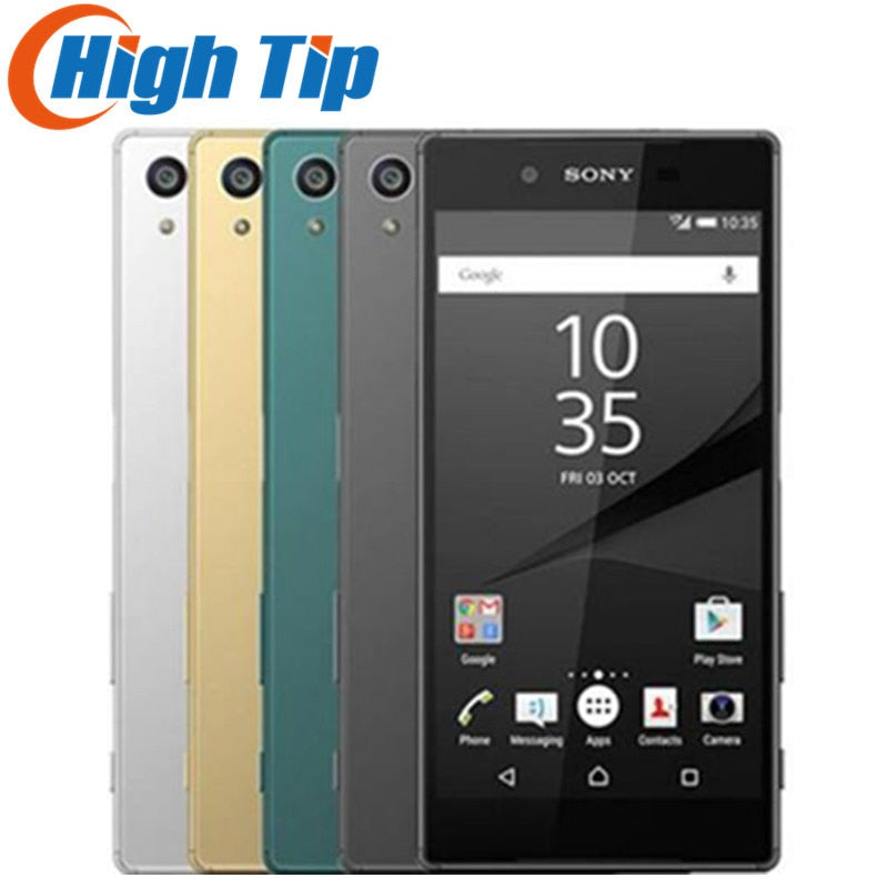 Unlocked Original Sony Xperia Z5 E6653 5.2 Inch 23MP Camera RAM 3GB ROM 32GB GSM WCDMA 4G LTE Android Octa Core Mobile phone