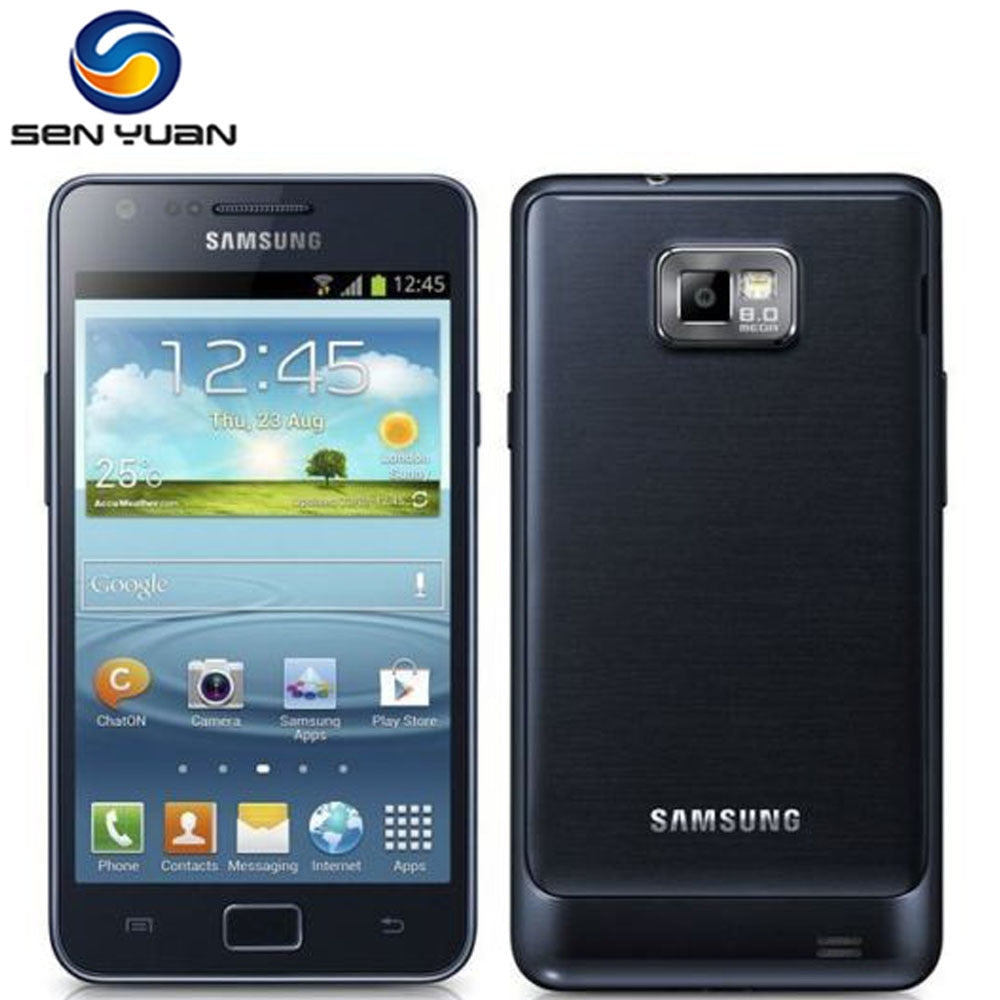 Unlocked Samsung GALAXY S2 I9100 Mobile Phone Android  Wi-Fi GPS 8.0MP camera Core 4.3'' 1GB RAM  I9100 Phone