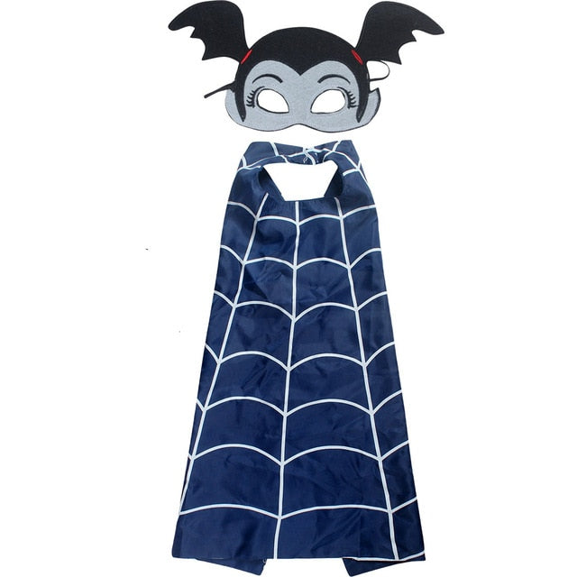 VAMPIRE Costumes Cape with Masks for Kids Birthday Party Halloween Cosplay Gifts Dress Up for 3 to 10years Halloween Vampirinas