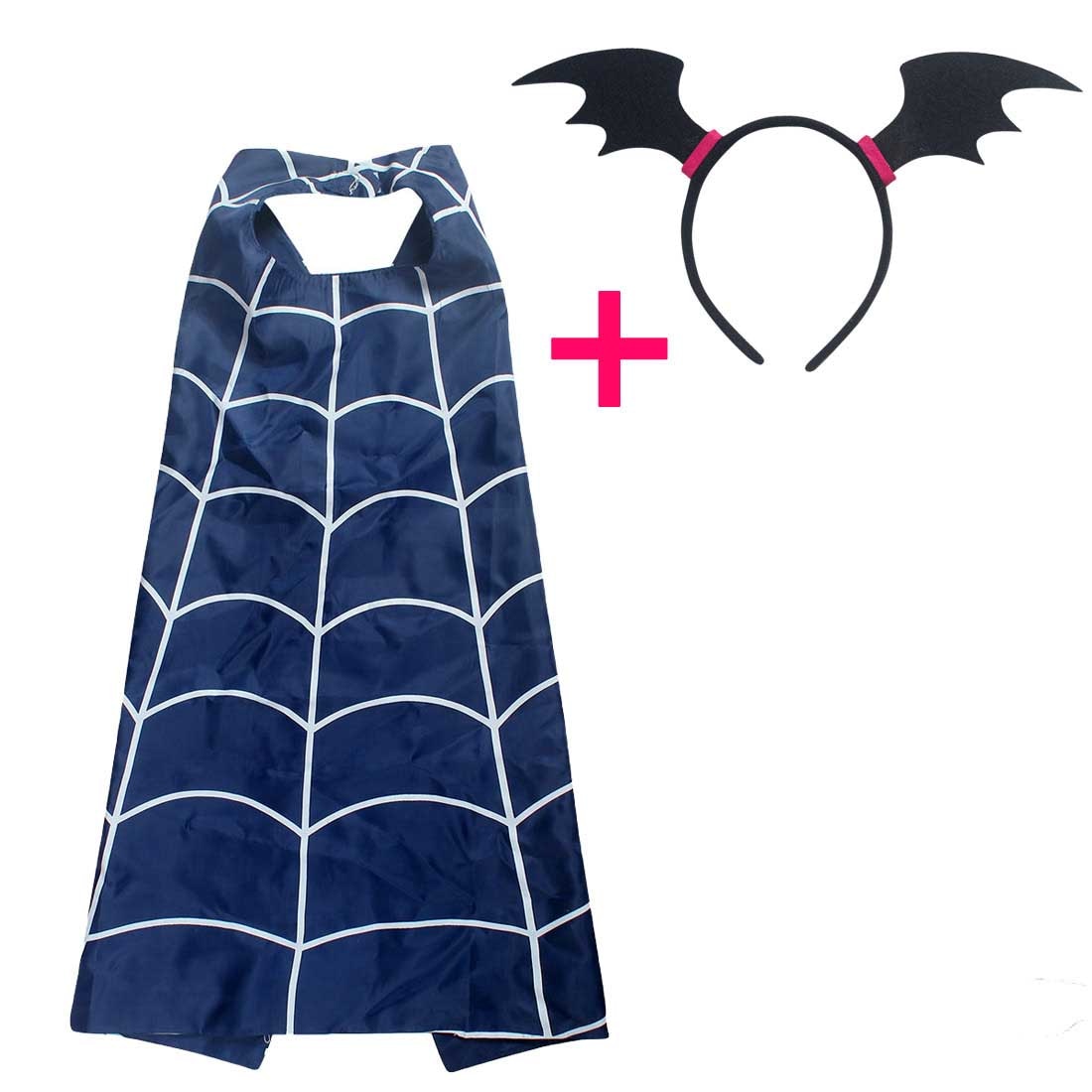 VAMPIRE Costumes Cape with Masks for Kids Birthday Party Halloween Cosplay Gifts Dress Up for 3 to 10years Halloween Vampirinas