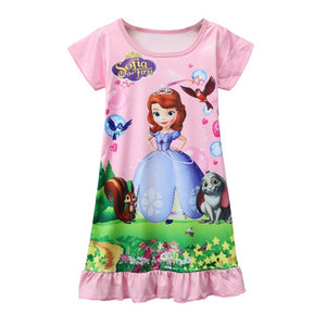 Vaiana Princess Girl Dress Costume snow queen Cosplay Dress children clothing baby Kids Elsa Princess Sophia dresses