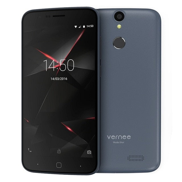 Vernee Thor 5" HD 4G LTE Mobile Phone MTK6753 Octa-Core Android 7.0 Cell Phones 3G RAM 16G ROM Dual SIM Fingerprint Smartphone