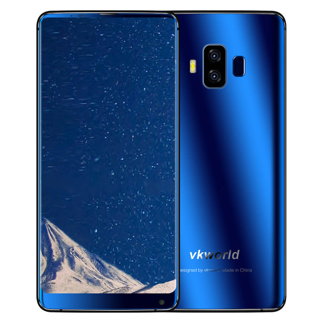 Vkworld S8 5.99 Inch FHD+ Full Screen 4G Smartphone 5500mAh Face ID 4GB Ram 64GB Rom MTK6750T Octa Core Dual Camera Mobile Phone