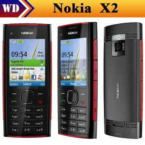 X2 Original Nokia X2-00 Bluetooth FM JAVA 5MP Unlocked Mobile Phone Free Shipping In STOCK