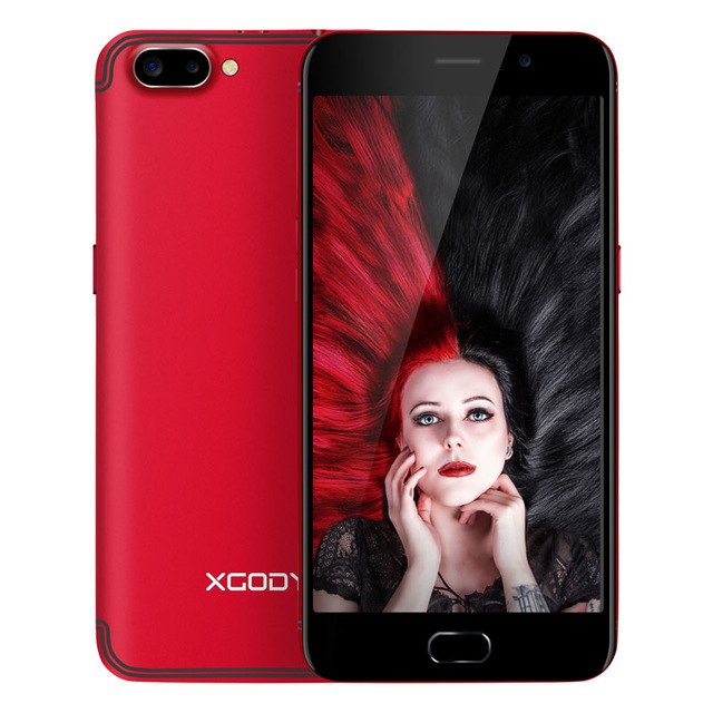 XGODY 3G Unlock Dual Sim Smart Phone Android 5.1 MTK6580 Quad Core 1G+16G Smartphone 5.5 Inch Free Shockproof Mobile Phone Case