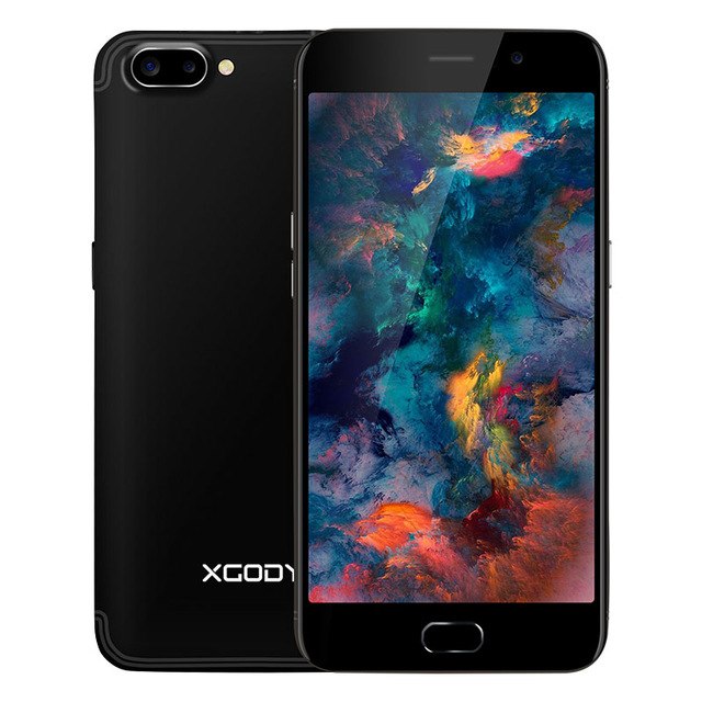 XGODY 3G Unlock Dual Sim Smart Phone Android 5.1 MTK6580 Quad Core 1G+16G Smartphone 5.5 Inch Free Shockproof Mobile Phone Case
