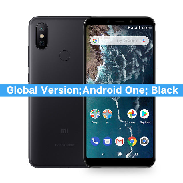 Xiaomi Mi A2 4GB 64GB Global Version 5.99'' Snapdragon 660 Octa Core Mobile Phone 20MP 12MP AI Dual Camera Android One Android 8