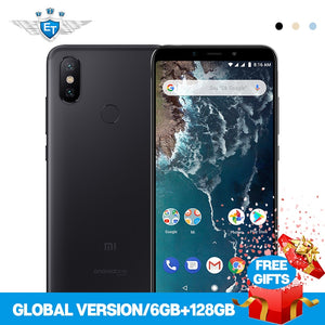 Xiaomi Mi A2 6GB 128GB Global Version Snapdragon 660 Mobile Phone 5.99'' Full Screen 20MP 12MP AI Dual Camera Android One CE FCC