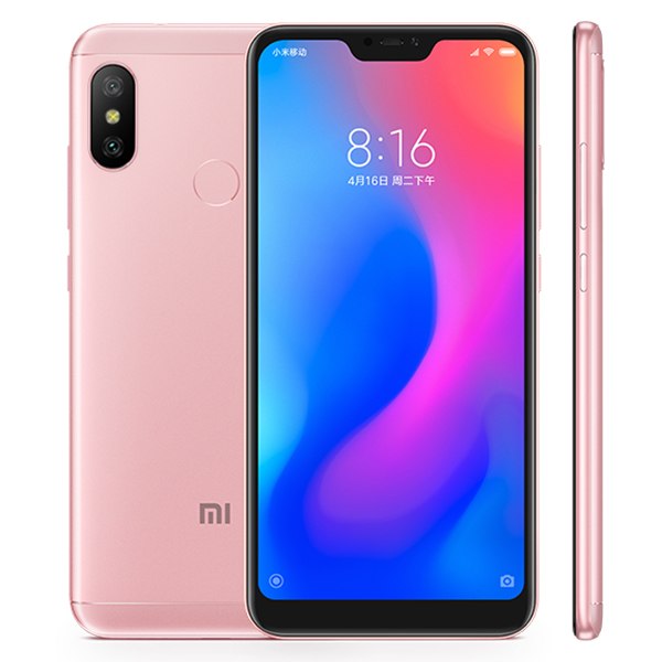 Xiaomi Redmi 6 Pro 3GB RAM 32GB ROM Mobile Phone Snapdragon 625 Octa Core 5.84" 19:9 Full Screen 12MP+5MP 4000mAh