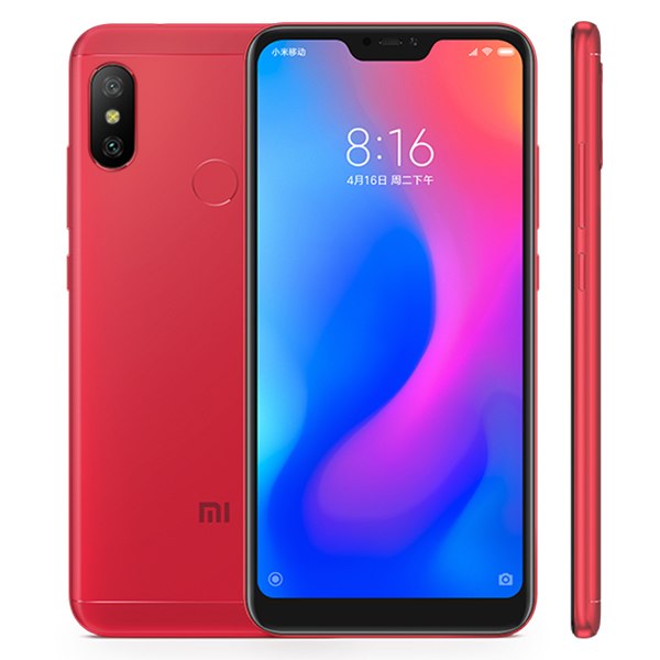 Xiaomi Redmi 6 Pro 3GB RAM 32GB ROM Mobile Phone Snapdragon 625 Octa Core 5.84" 19:9 Full Screen 12MP+5MP 4000mAh