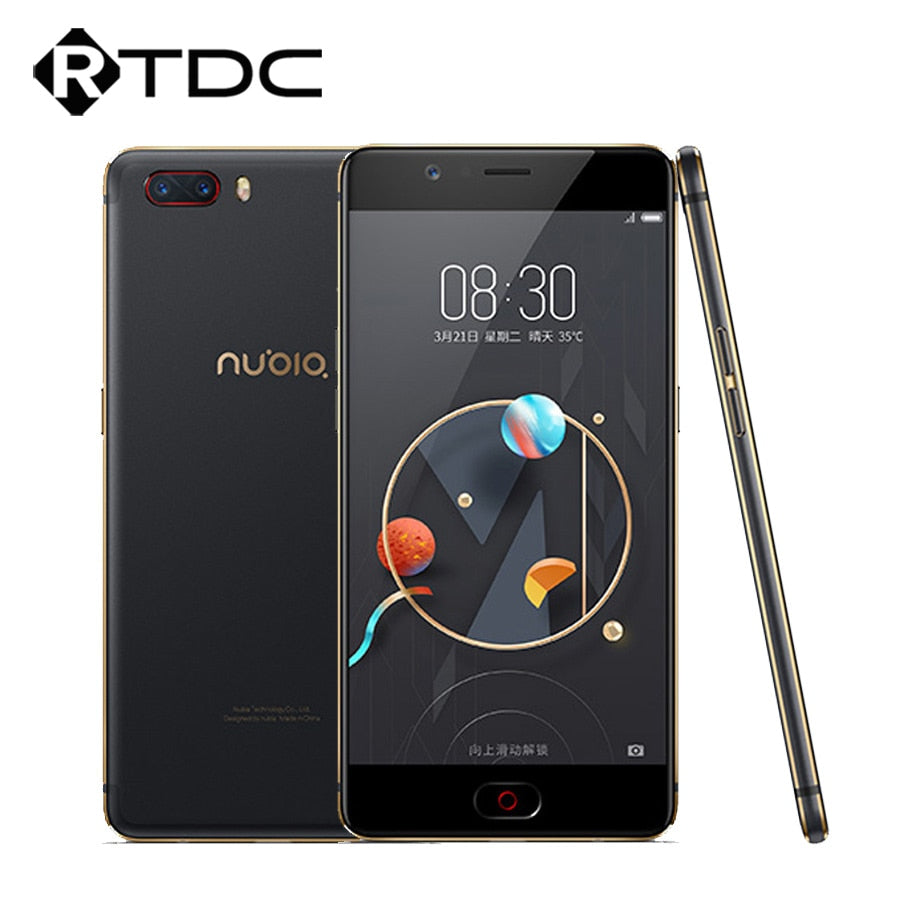 ZTE Nubia M2 NX551J Snapdragon 625 Octa Core Mobile Phone 4GB+64GB 3000mAh battery 5.5"FHD 1920*1080 Dual 13MP OTA Smartphone