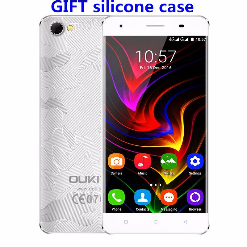 original Oukitel C5 Pro 4G Smartphone 2GB RAM 16GB ROM MT6737 Quad Core 1280x720 5.0 Inch Android 6.0 5.0MP Mobile Phone pk  c4