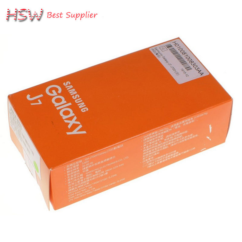 original Samsung Galaxy J7 unlocked Duos GSM 4G LTE Android Mobile Phone Octa Core Dual Sim 5.5" RAM 1.5GB ROM 16GB refurbished