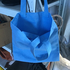 2018 Eco Reusable Shopping Bags Cloth Fabric Grocery Packing Recyclable Bag Hight Simple Design Healthy Tote Handbag Fashion