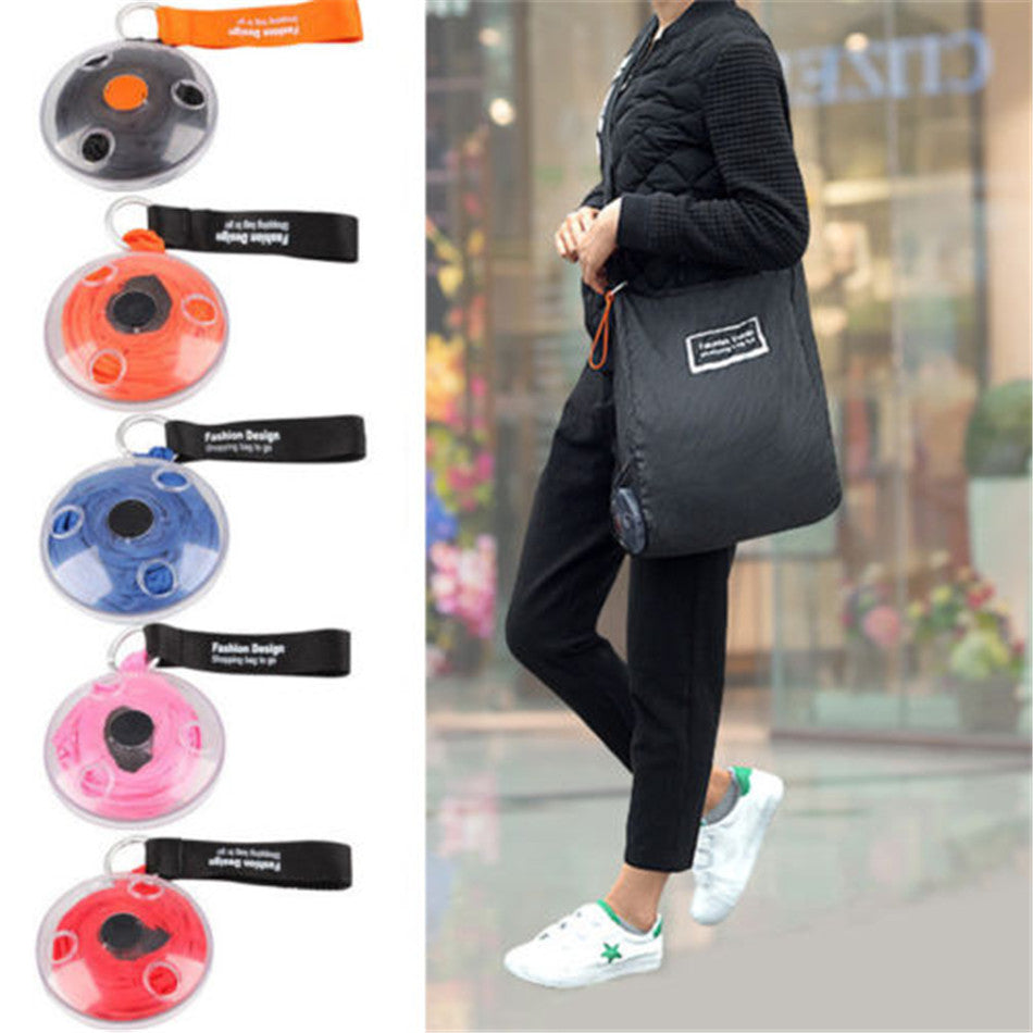 Modern New And Fashion Creative Portable Shopping Tote Bags Organizer with Carabiner Reusable Shopping Bag w2