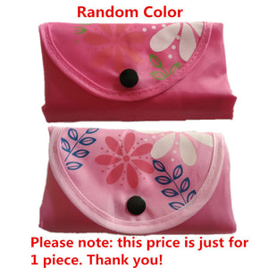 45*57cm New Fashion Printing Flowers Foldable Reusable Shopping Bags Hot EcoTote Handbags Convenient Large-capacity Storage Bags