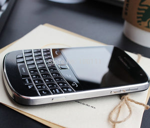 unlocked Original Blackberry 9900 Mobile Phone QWERTY keyboard without camera version ,  Free shipping