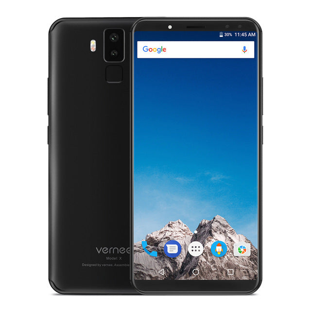 vernee X 4G Mobile Phone Face ID 6GB+128GB  6.0-Inch FHD+ 18:9 Display 6200mAh Battery Rear 16MP+5MP Front 13MP+5MP  smartphone